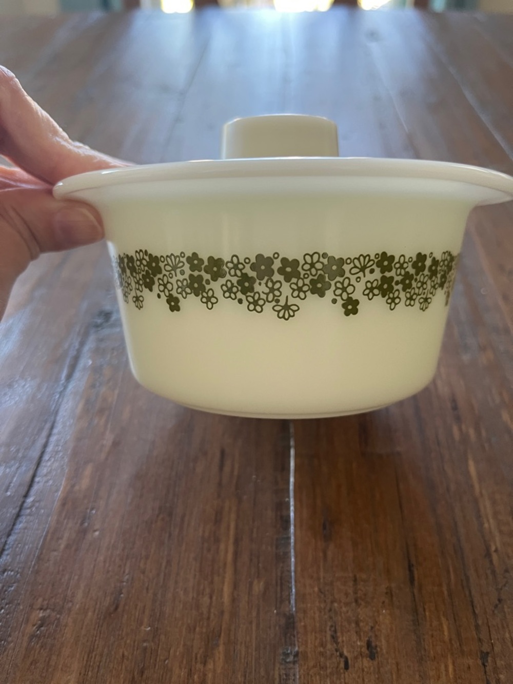 PYREX Spring Blossom also known as Crazy Daisy Butter Dish with Lid - Picture 2 of 5